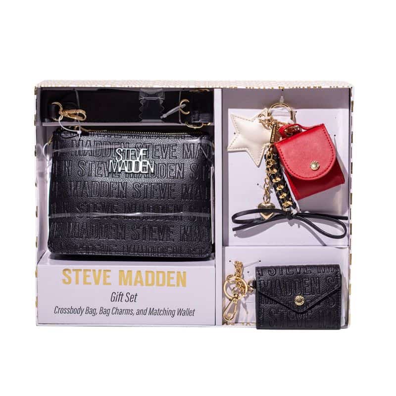 Set Steve Madden Crossbody + carterita y case para airpods