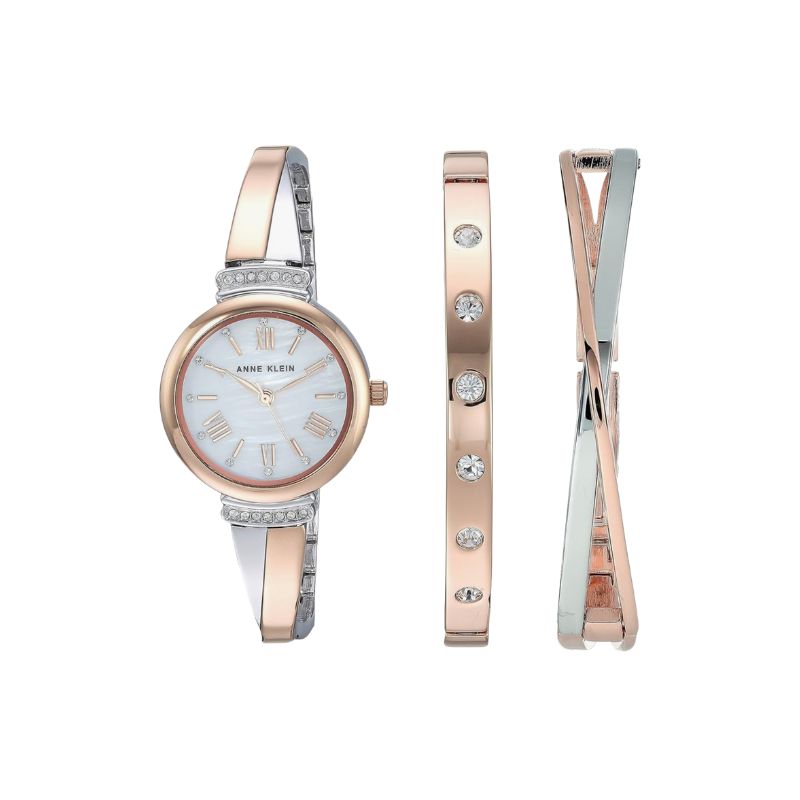 Set Reloj + Pulseras Anne Klein